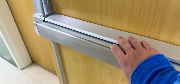 Installing a Push Bar on a Door Eau Claire